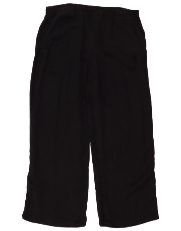 Pantaloni de damă Zara cu talie înaltă, largi, XL W36 L29 Negri