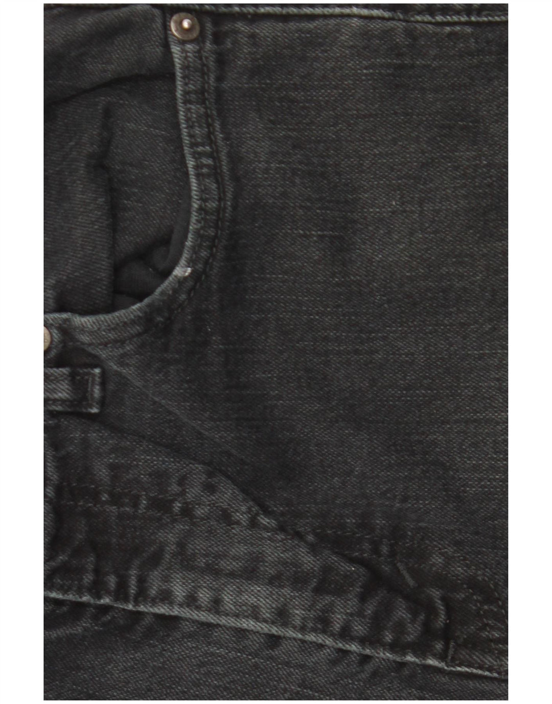 Pantaloni scurți din blugi pentru bărbați Levi's W29, bumbac negru mic