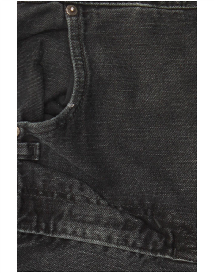 Pantaloni scurți din blugi pentru bărbați Levi's W29, bumbac negru mic