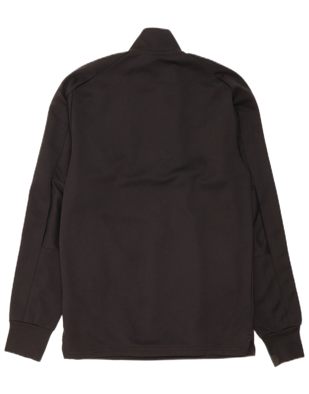 ADIDAS Mens Climalite Zip Neck Pullover Trening Top XS Poliester negru