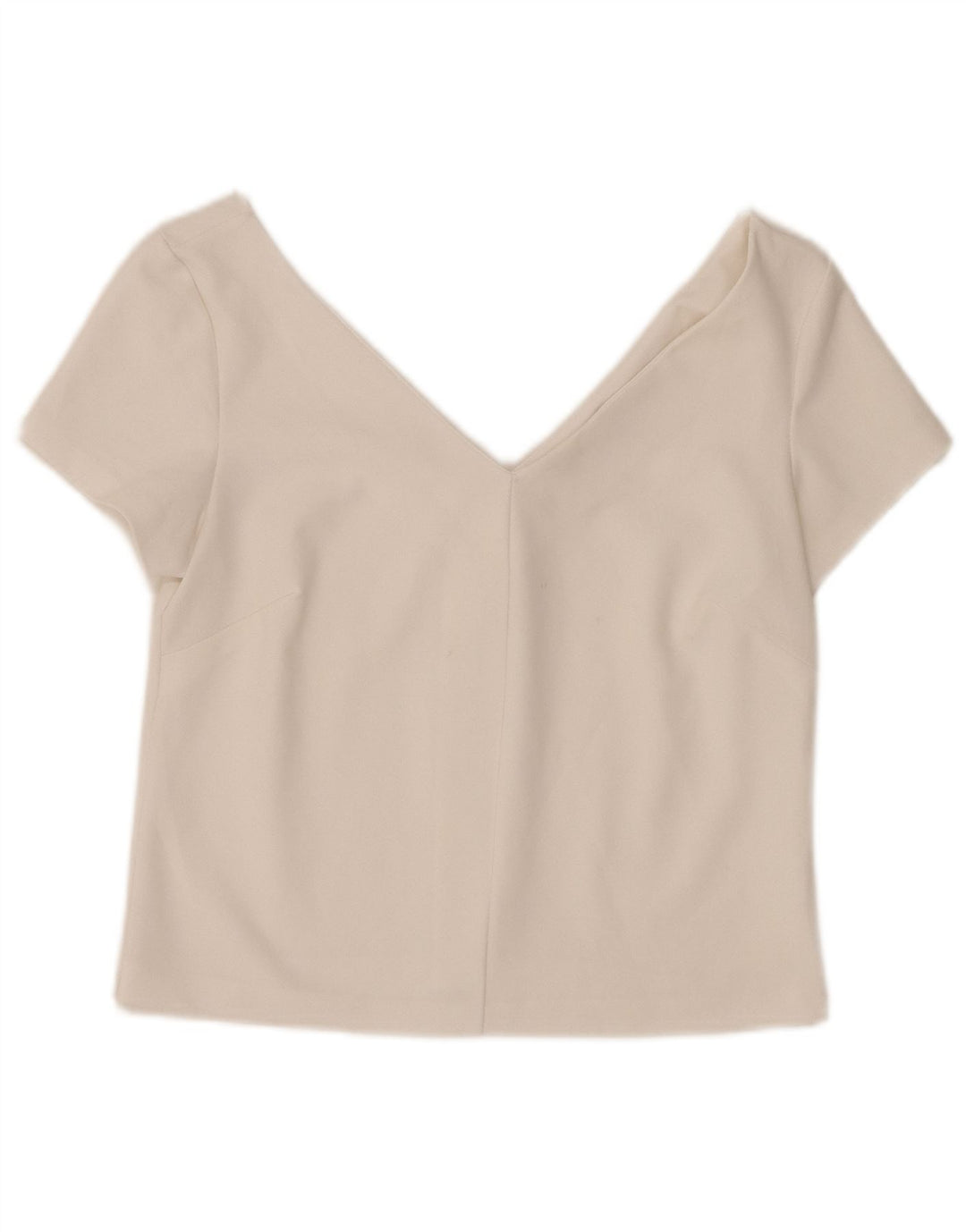 Crop Top pentru femei Zara UK 12 Medium White