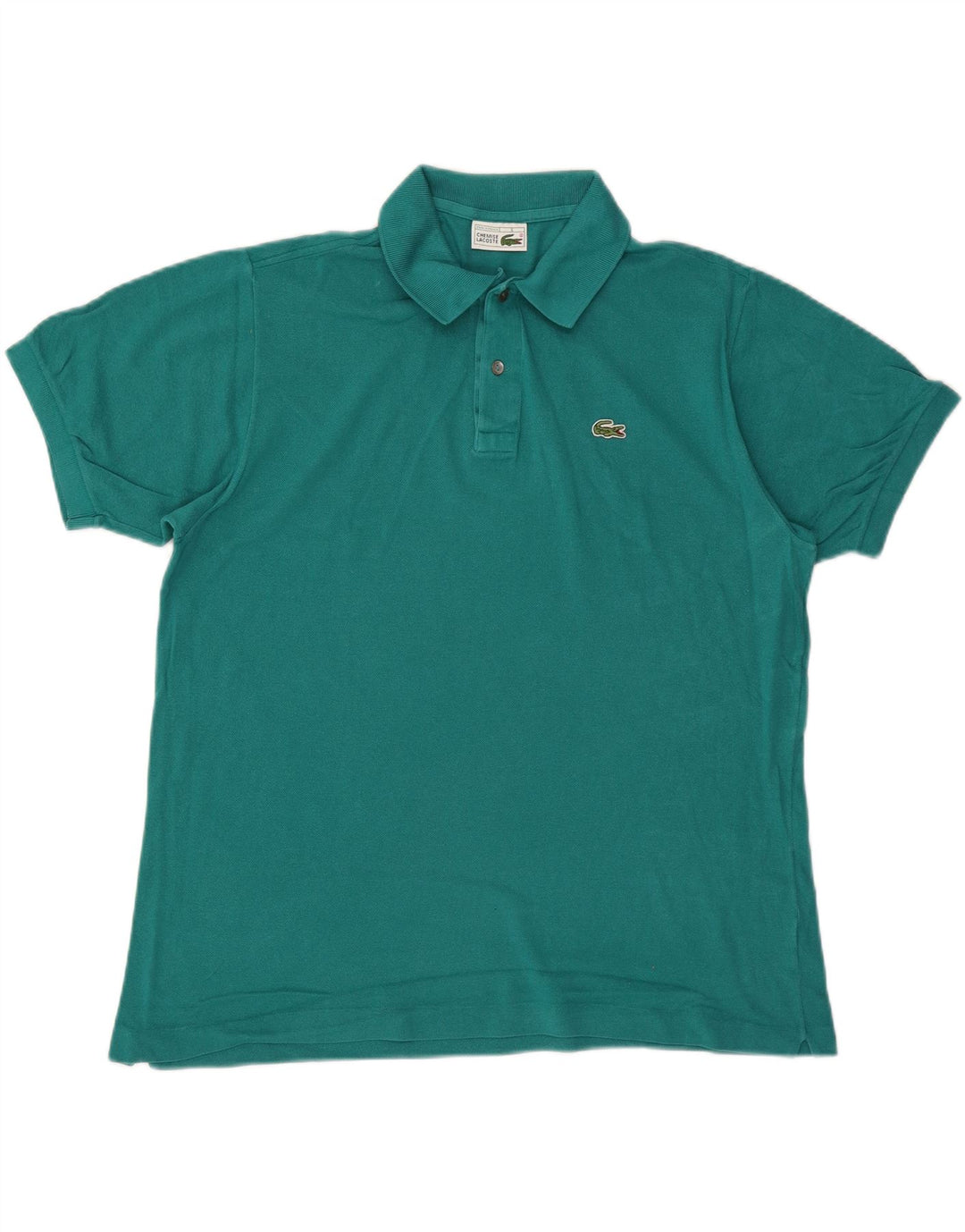 Tricou polo pentru bărbați LACOSTE Mărimea 6 XL Bumbac turcoaz
