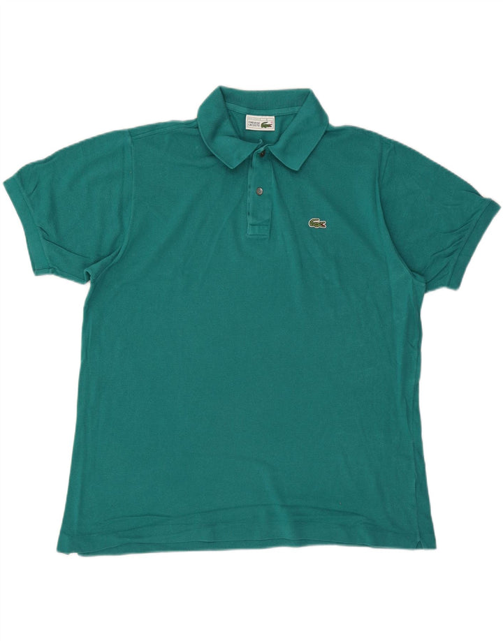 Tricou polo pentru bărbați LACOSTE Mărimea 6 XL Bumbac turcoaz
