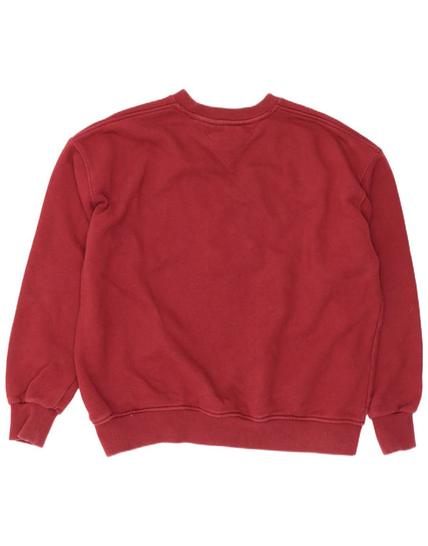 Hanorac grafic pentru bărbați Tommy Hilfiger Pulover XL bumbac maro