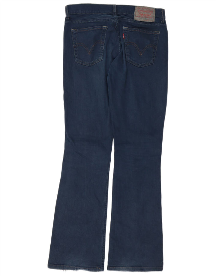 Blugi bootcut pentru femei LEVI'S W30 L32 bumbac bleumarin
