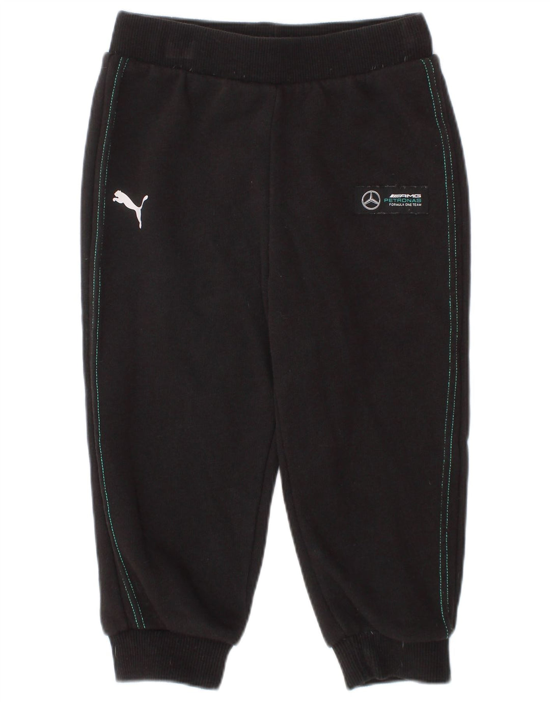Pantaloni de trening PUMA pentru bebelusi baieti 18-24 luni negri