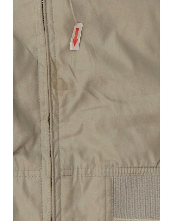 Jachetă bomber pentru bărbați Marks & Spencer, cu ajustare standard, UK 40, mare, verde, poliester
