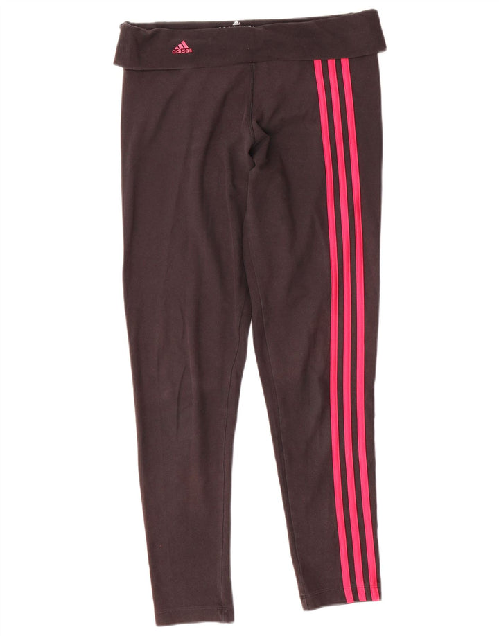 Leggings Climalite Adidas pentru femei UK 12/14 Poliester mediu negru