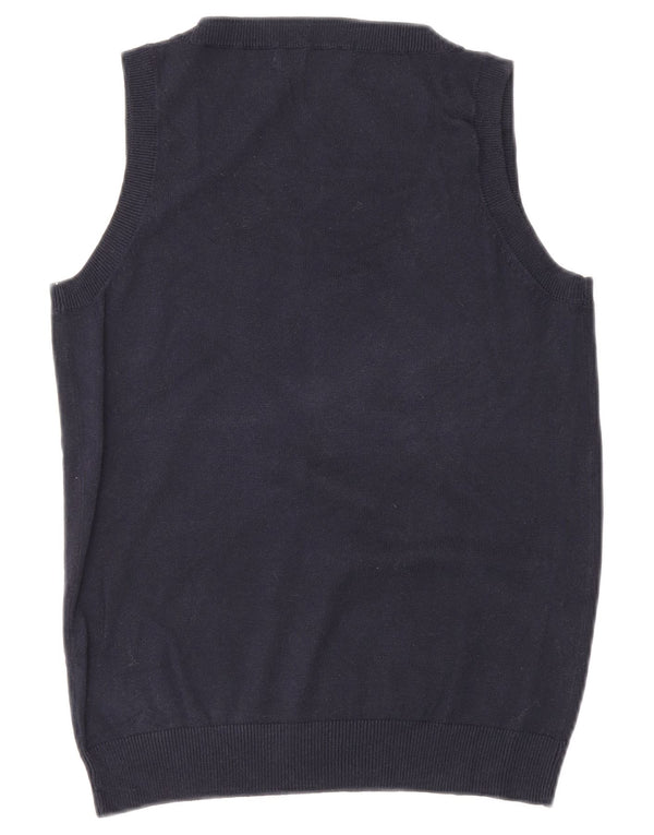 Zara Womens Vest Tank Top UK 12 Medium Negru