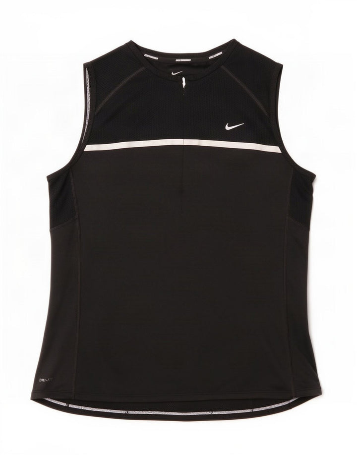 Vesta Nike Dri Fit pentru femei UK 16 Large Negru