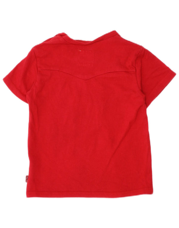 Tricou grafic LEVI'S Baby Boys Top 18-24 Luni Bumbac Roșu