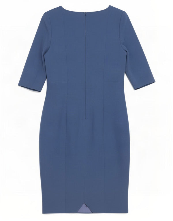 Rochie Hobbs pentru femei cu mâneci 3/4 UK 10 Small Blue Viscose