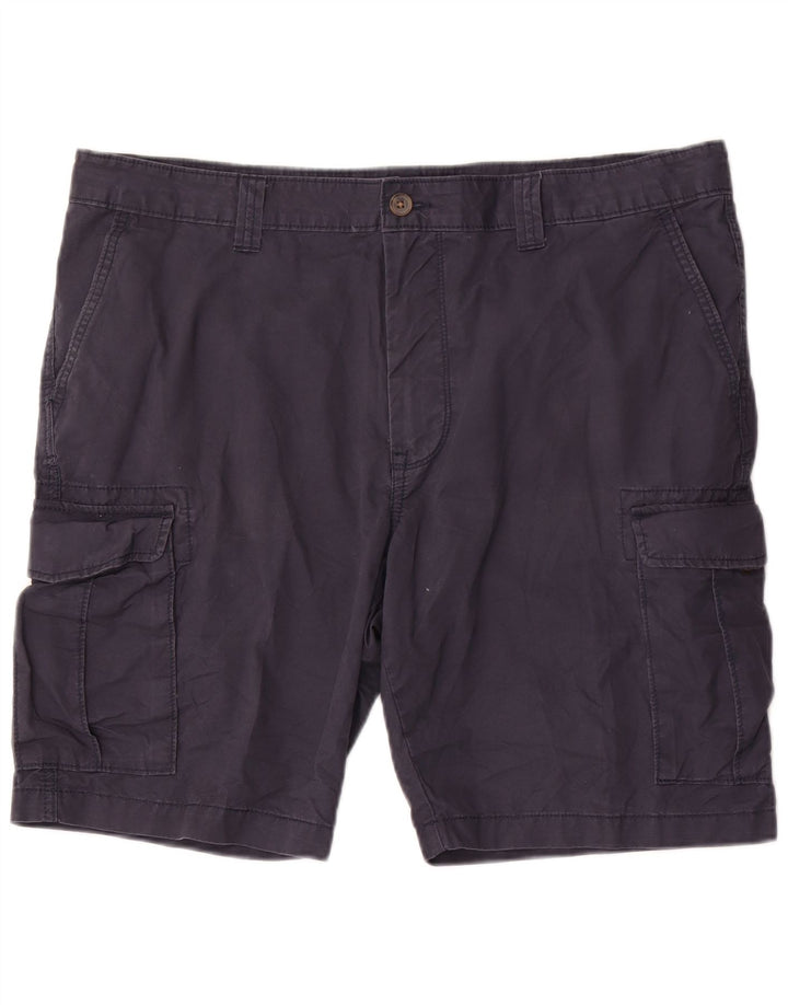 Pantaloni scurți cargo pentru bărbați Marks & Spencer W40 XL, bumbac bleumarin