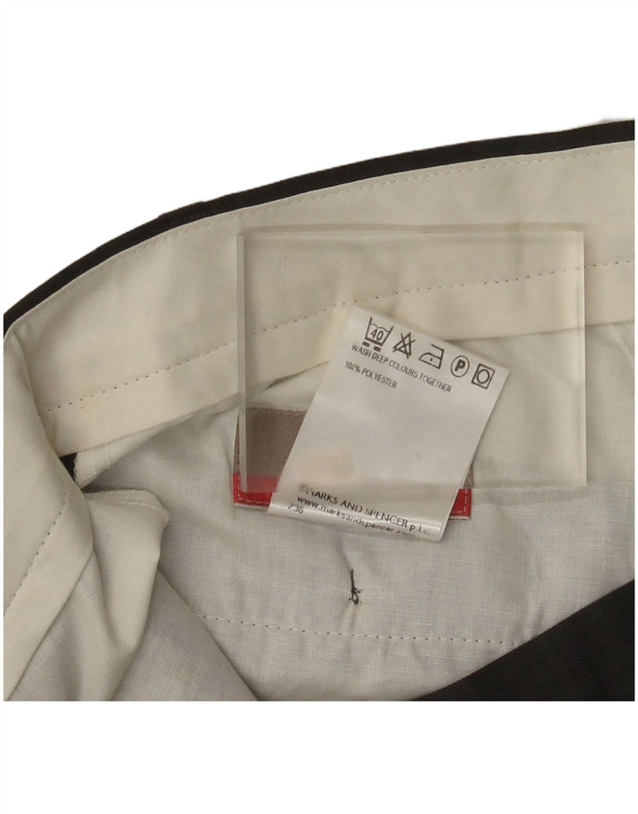 Pantaloni de costum pentru bărbați Marks & Spencer L36 L29 Gri poliester