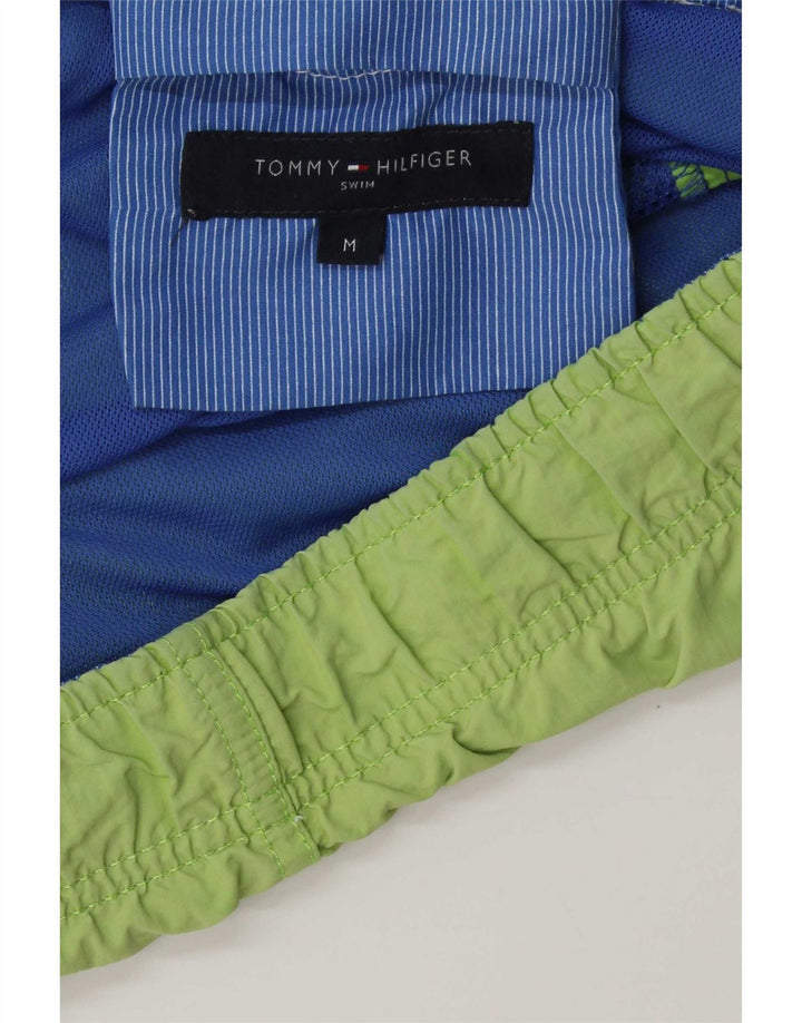 Pantaloni scurți de înot Tommy Hilfiger pentru bărbați, poliester verde mediu