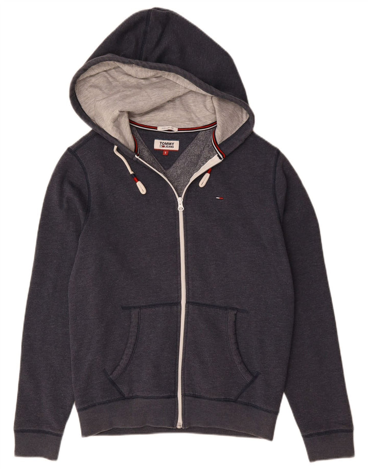 Pulover Tommy Hilfiger pentru bărbați, cu formă regulată, cu fermoar, albastru mic