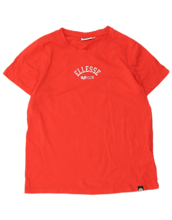 Tricou grafic pentru femei Ellesse Top UK 10 Small Red Bumbac
