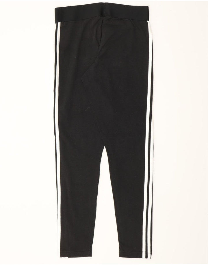 Leggings pentru femei ADIDAS UK 12/14 bumbac mediu negru