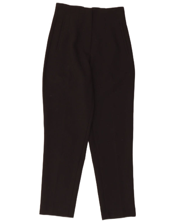 Pantaloni casual conici pentru femei Zara XS W24 L27 Negri
