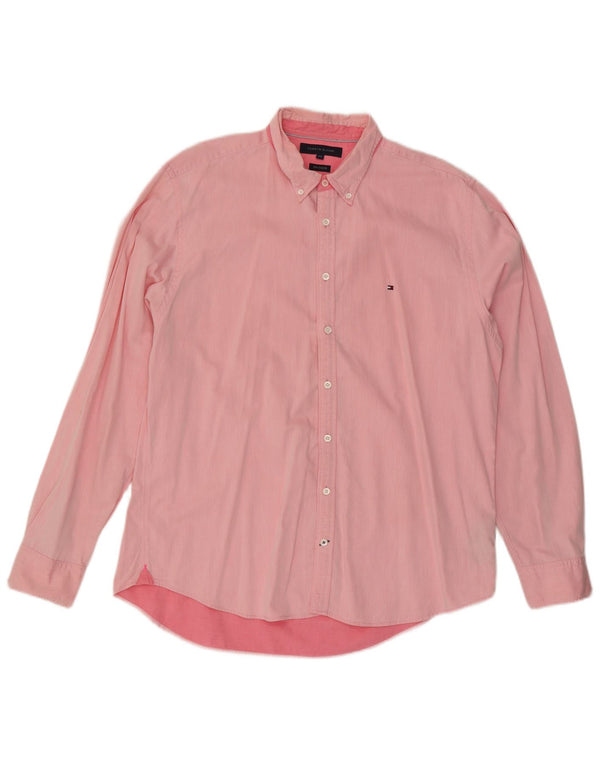Cămașă pentru bărbați Tommy Hilfiger New York Fit 2XL, bumbac roz