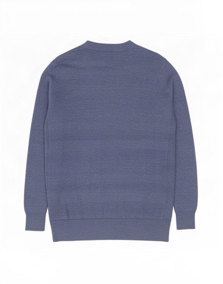 Pulover cardigan deschis pentru femei Marks & Spencer UK 12 Medium Blue Flecked