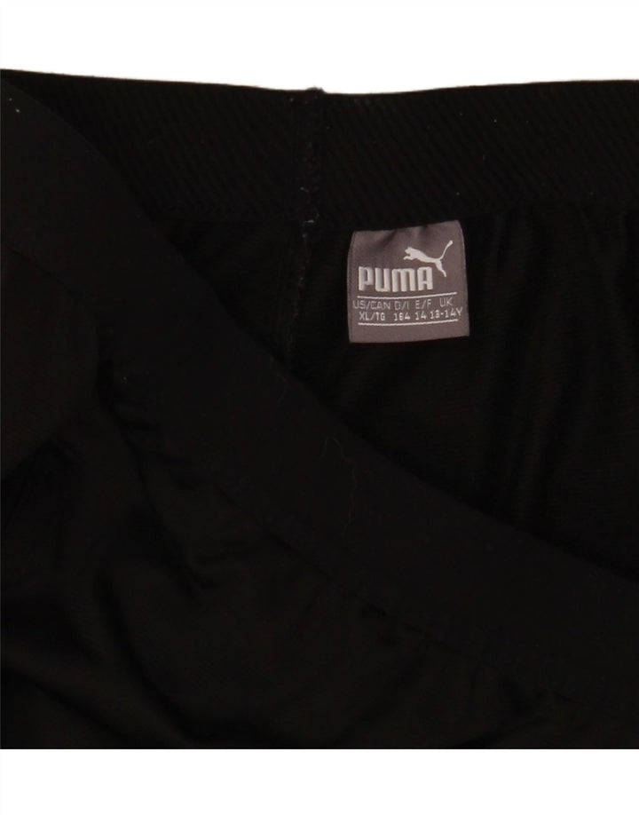 Pantaloni de trening PUMA pentru baieti 13-14 ani negri