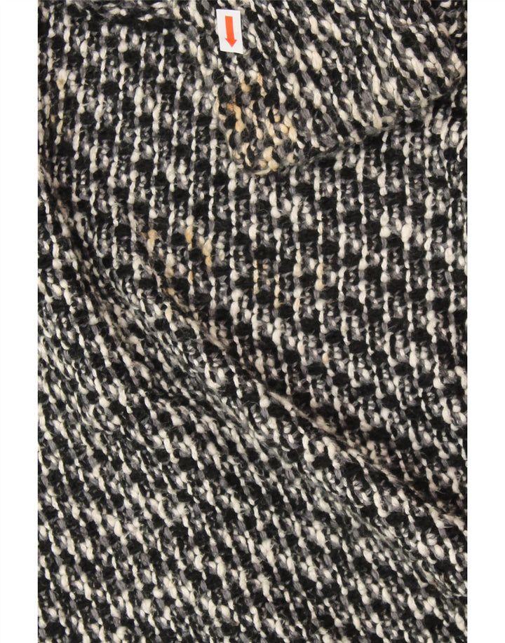 Pulover cardigan deschis supradimensionat pentru femei ZARA UK 14 Medium Black Flecked