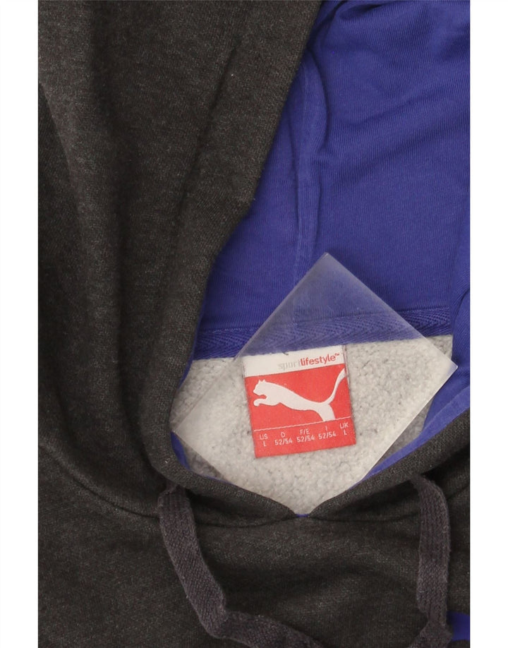 Pulover pentru bărbați Puma Graphic Hoodie, mare, gri
