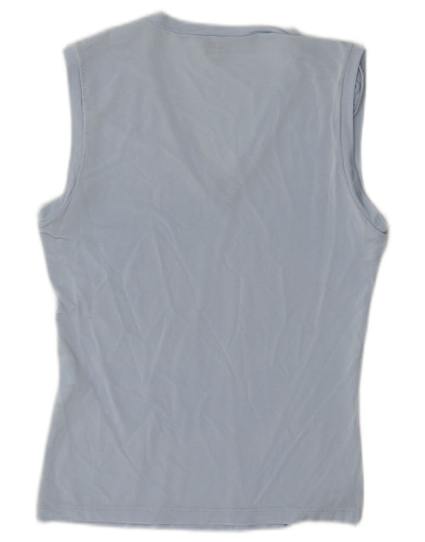 Vest Top pentru femei Calvin Klein Jeans UK 12 Medium Blue Viscose
