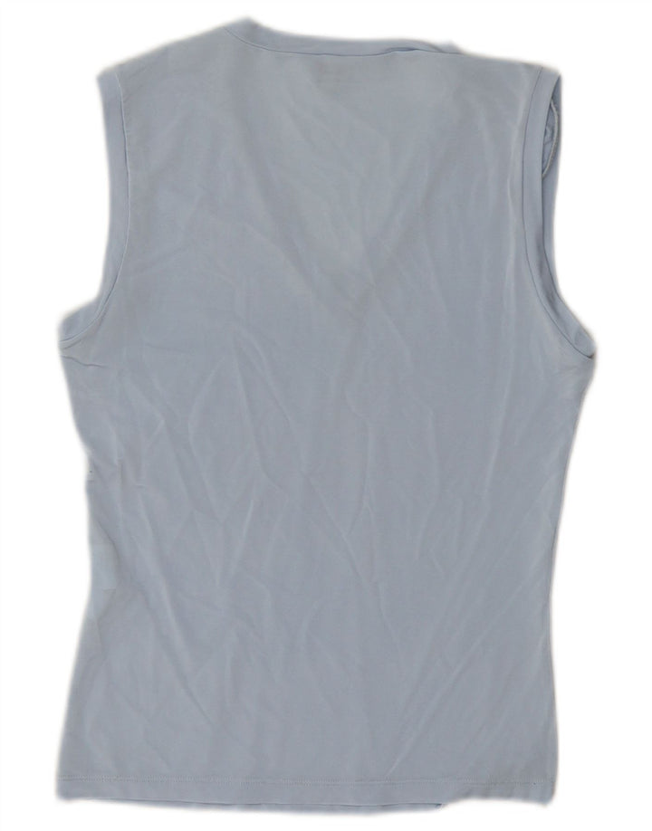 Vest Top pentru femei Calvin Klein Jeans UK 12 Medium Blue Viscose