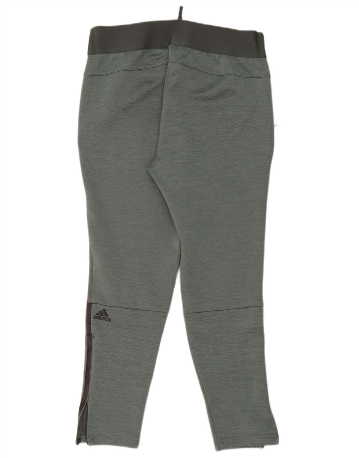 Pantaloni de trening Adidas pentru femei UK 14 Poliester verde mare