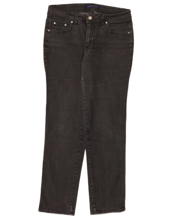 Blugi drepti pentru femei Trussardi W31 L30 gri