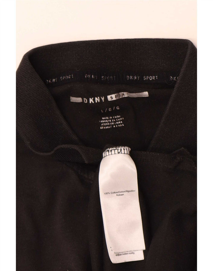 Tricou polo pentru bărbați Dkny, mare, negru, bumbac