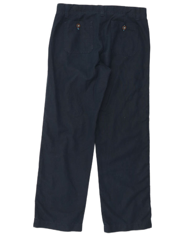 Pantaloni chino drepti pentru femei Boden L32 L30 bumbac bleumarin