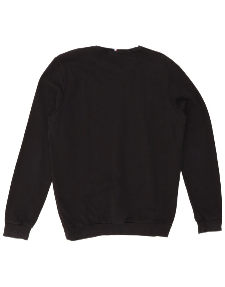 Hanorac pentru bărbați LE COQ SPORTIF Pulover mediu bumbac negru