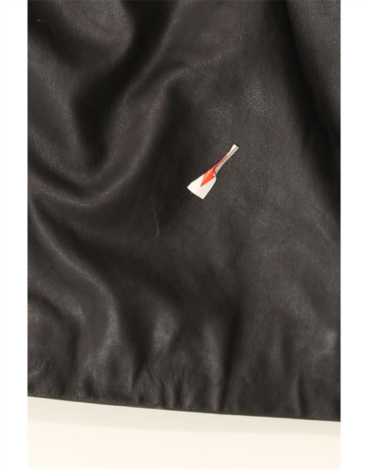 Palton din piele pentru barbati Free Heron Conbipel IT 54 XL din piele neagra