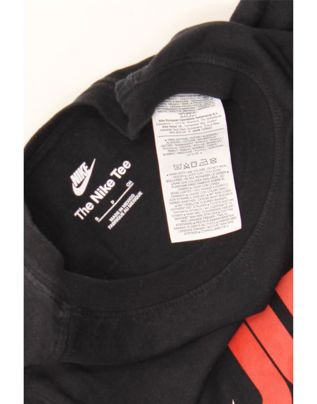 Tricou grafic Nike pentru bărbați Top mic, negru, bumbac