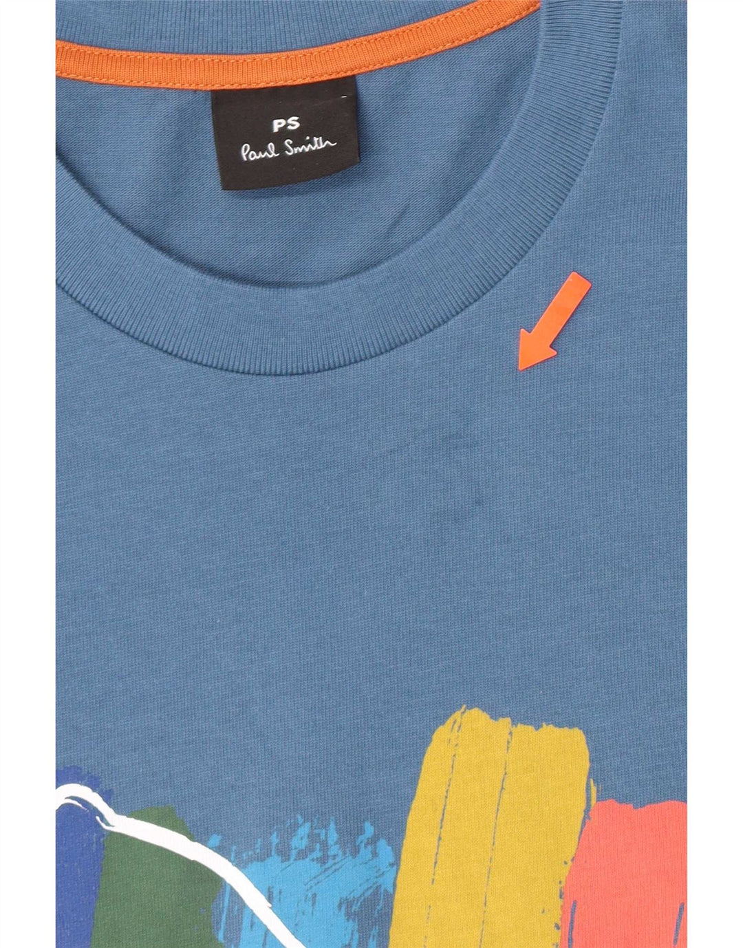Tricou grafic pentru bărbați Paul Smith Top mare, albastru, bumbac