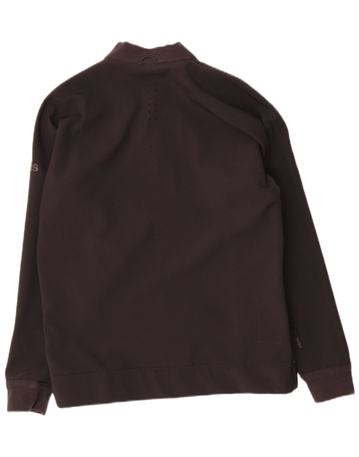 Jachetă de top pentru trening reversibilă Adidas pentru bărbați, gri mică, color block