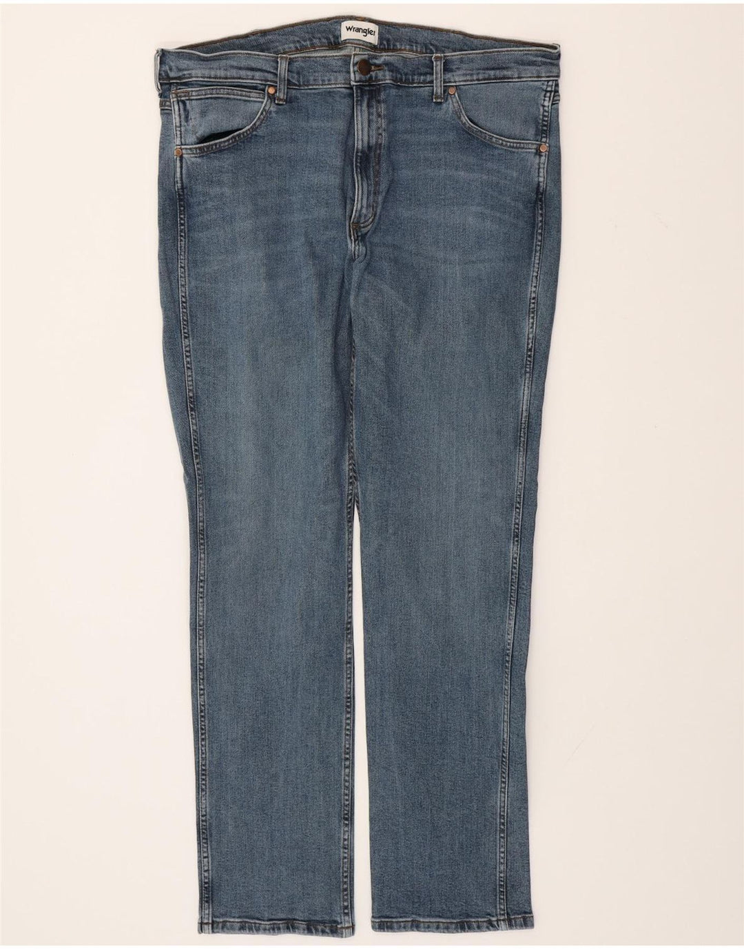 WRANGLER Blugi pentru bărbați Greensboro Straight W40 L34 Bumbac albastru