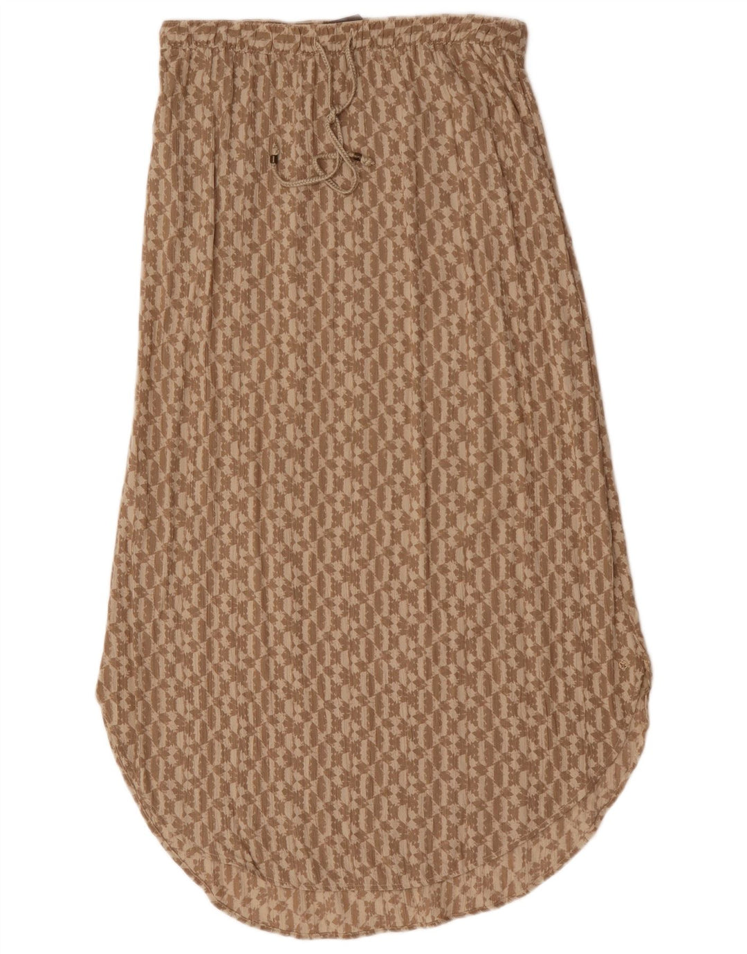 Fusta Maxi pentru femei Eddie Bauer UK 14 Medium W30 Bej Rayon geometric