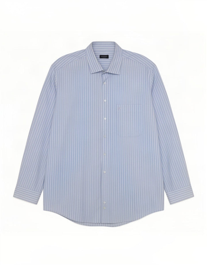 Cămașă pentru bărbați Burberry 2XL Blue Pinstripe