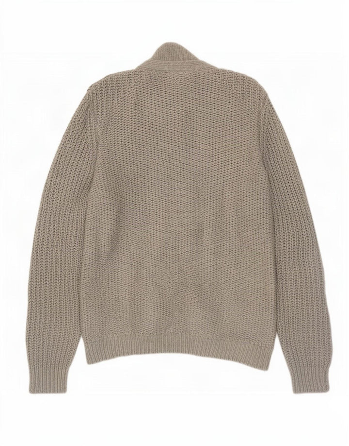 Pulover cardigan pentru bărbați Ted Baker Mărimea 6 2XL bumbac gri