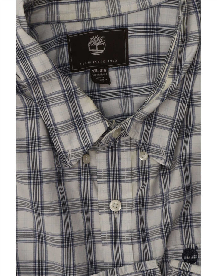 Cămașă Timberland pentru bărbați cu mânecă scurtă, cu o formă regulată, 3XL, albastru