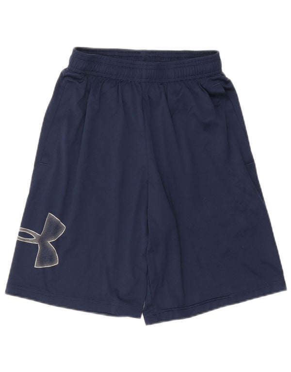 Pantaloni scurti sport grafic pentru femei UNDER ARMOUR UK 4 XS bleumarin