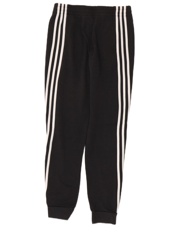 Pantaloni de trening Adidas pentru băieți Pantaloni de jogging 13-14 ani Bumbac color bloc negru