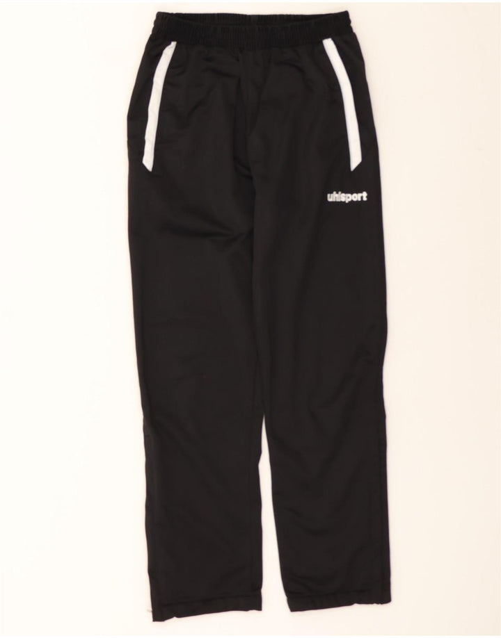 UHLSPORT Mens Tracksuit Trousers Medium Black Polyester Vintage Uhlsport and Second-Hand Uhlsport from Messina Hembry 