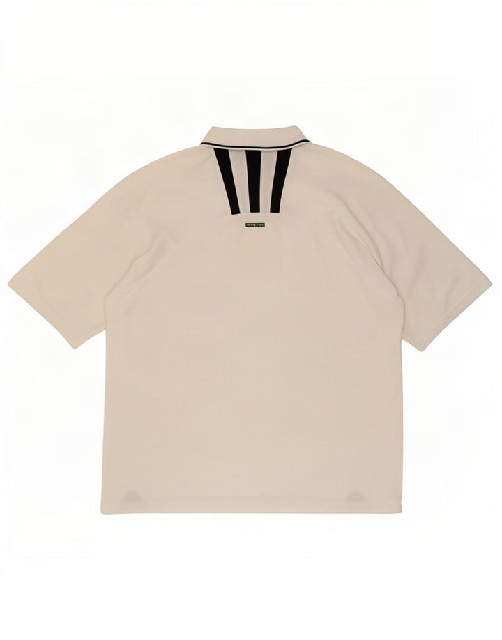 Tricou polo Adidas pentru bărbați Marea Britanie 44/46 Poliester alb mare