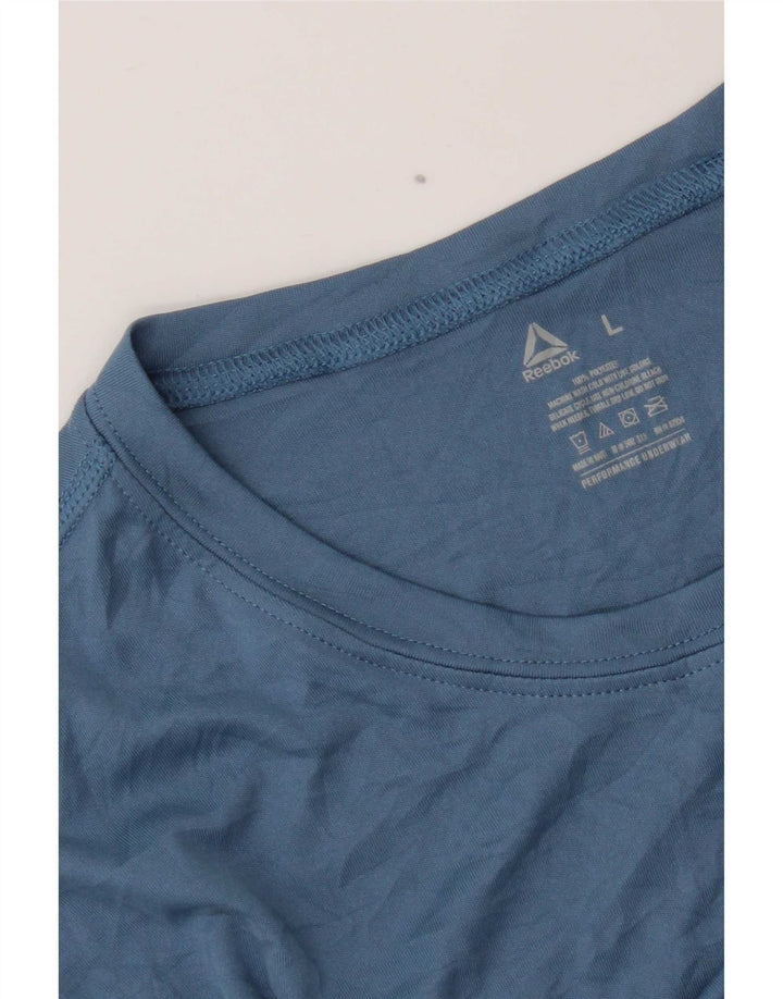 Tricou Reebok pentru bărbați Top mare, albastru, poliester