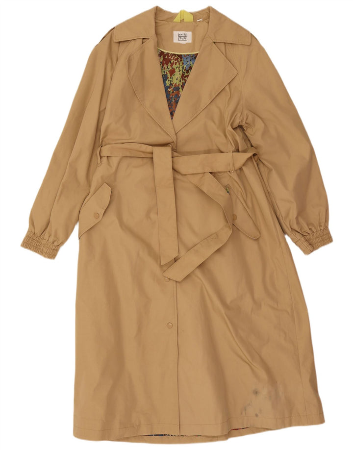 Trench pentru femei White Stuff UK 14 Bumbac mediu bej